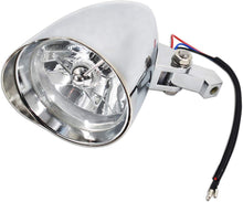 Load image into Gallery viewer, 6&quot; Chrome billet alloy bullet headlight For Harley Sportster Chopper Bobber
