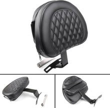 Load image into Gallery viewer, Driver Rider Backrest Pad For 07-17 FLSTF Heritage Softail FLSTC Black
