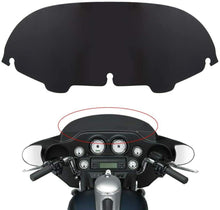 Load image into Gallery viewer, Motorcycle 10 inch Windshield Wind Screen For Harley Touring CVO Street Glide
