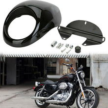 Load image into Gallery viewer, Front Headlight Cowl Fairing Light Cover For Harley Sportster XL883 XL1200
