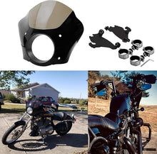 Load image into Gallery viewer, Headlight Gauntlet Fairing Mask Fit For Harley Sportster XL 883 1200 1988-2020
