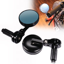 Load image into Gallery viewer, 2PCS CNC Aluminium Motorcycle Bar End Rearview Mirrors 7/8 22mm
