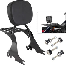 Load image into Gallery viewer, Sissy Bar Backrest Luggage Rack For Harley Sportster 48 XL 883 1200 2004-2018
