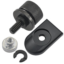 Load image into Gallery viewer, Black Rear Fender Seat Bolt Tab Screw Nut Knob Cover Tab For Harley
