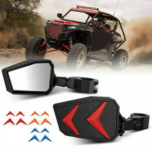 Load image into Gallery viewer, UTV RZR Rear View Side Mirrors For Polaris 900 1000 800 Pro XP 1.75&quot; Roll Bar
