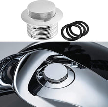 Load image into Gallery viewer, Chrome Pop Up Fuel Gas Tank Cap Cover For Harley Softail Motorcycle XL 883 1200
