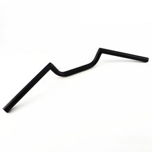 Load image into Gallery viewer, Black/Chrome 22mm 7/8&quot; Handle Bars For Motorcycle Bobber Cafe Racer
