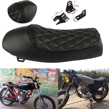 Load image into Gallery viewer, Universal Retro Hump Saddle Motorcycle Custom Cafe Racer Seat For Honda
