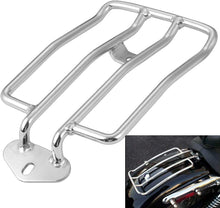 Load image into Gallery viewer, Chrome Solo Seat Rear Luggage Rack For Harley Sportster XL 883 1200 2004-15
