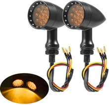 Load image into Gallery viewer, 2pcs Motorcycle Bullet LED Turn Signal Indicator Amber Light For Harley/Chopper
