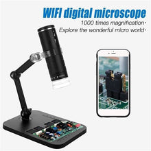 Load image into Gallery viewer, WiFi Digital Microscope HD1080P 1000X portable Electronic Magnifier
