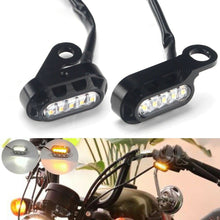 Load image into Gallery viewer, 2X Motorcycle Handlebar Mini LED Turn Signal Blinker Indicator Light For Harley
