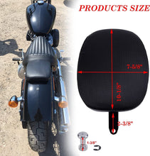 Load image into Gallery viewer, Cushion Rear Seat Passenger Pillion Pad for Harley Sportster XL1200 883 72 48
