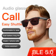 Load image into Gallery viewer, E10 Bone Conduction Headphones Smart Glasses Bluetooth Earphone Music Sunglasses
