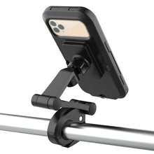 Load image into Gallery viewer, Waterproof Motorcycle Bike Bicycle Handlebar Mount Holder Case
