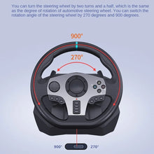 Load image into Gallery viewer, 900 Degree Racing Game Aiming Wheel PC Game Machine Car Simulation Driving
