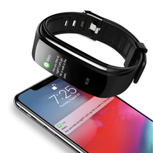 Load image into Gallery viewer, C6S Bluetooth Waterproof Smart Bracelet Blood Pressure Heart Rate for IOS Android
