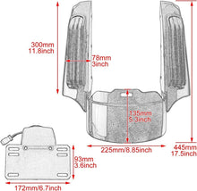 Load image into Gallery viewer, Rear Fender Fascia LED Light For Harley Touring Road King FLHR Street Glide FLHX
