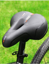 Load image into Gallery viewer, Bicycle Saddle Bike Seat Wide Extra Comfort Soft Cushion Cover Padded Sporty Pad
