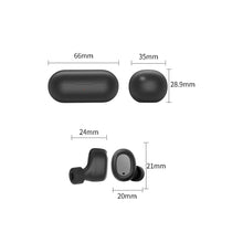 Load image into Gallery viewer, Black TW15 Wireless TWS Earphone Bluetooth Headset For iOS Android
