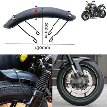 Load image into Gallery viewer, 15-17&quot; Universal Front Fender Mud Flaps Mudguard For Cafe racer Retro Motorcycle
