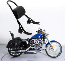 Load image into Gallery viewer, Passenger Backrest Sissy Bar Cushion Pad For Harley Sportster XL883 1200
