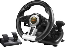 Load image into Gallery viewer, Black PXN V3Pro Game Steering Wheel For PC/PS4/Xbox One/XboxSeries S/X/Nintendo Switch
