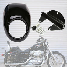 Load image into Gallery viewer, Front Headlight Cowl Fairing Light Cover For Harley Sportster XL883 XL1200
