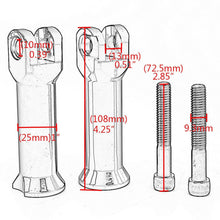 Load image into Gallery viewer, Footpeg Passenger Foot Peg Support For Harley FXBB Street Bob 107 2018-2020
