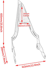 Load image into Gallery viewer, Backrest Sissy Bar Fits For Harley Touring Road King Street Glide 09-22
