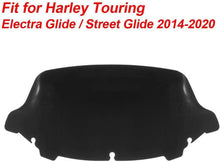 Load image into Gallery viewer, Motorcycle 10 inch Windshield Wind Screen For Harley Touring CVO Street Glide
