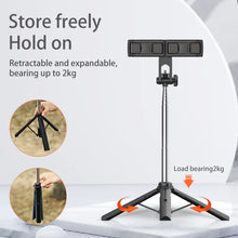 Load image into Gallery viewer, A32 Double Clip 360 Degree Rotating Wireless Portable Selfie Stick Tripod Multiple Device
