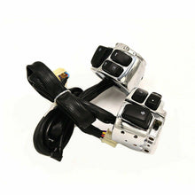 Load image into Gallery viewer, 1&quot; Handlebar Switch Chrome + Wiring Harness For Harley Sportster
