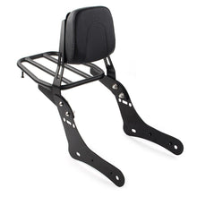 Load image into Gallery viewer, Rear Sissy Bar Luggage Rack Backrest Pad Fit Kawasaki Vulcan S 650 VN650 15-2022
