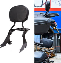 Load image into Gallery viewer, Sissy Bar Backrest Luggage Rack For Harley Sportster 48 XL 883 1200 2004-2018
