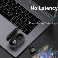 Load image into Gallery viewer, Black TW15 Wireless TWS Earphone Bluetooth Headset For iOS Android
