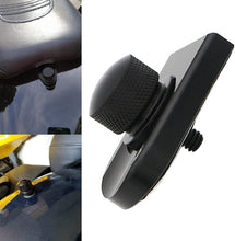 Load image into Gallery viewer, Black Rear Fender Seat Bolt Tab Screw Nut Knob Cover Tab For Harley
