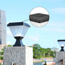 Load image into Gallery viewer, 1x Landscape Fence Outdoor Waterproof House Lighting Solar Pillar Light
