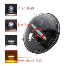 Load image into Gallery viewer, 1X 5.75&quot; LED Motorcycle Headlight For Harley Davidson Street XG500 Softails Dyna
