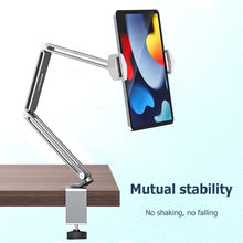 Load image into Gallery viewer, Adjustable Bed Tablet Phone Holder Desk Flexible Long Arm Lazy Clip Bracket
