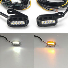 Load image into Gallery viewer, 2X Motorcycle Handlebar Mini LED Turn Signal Blinker Indicator Light For Harley
