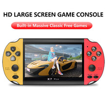 Load image into Gallery viewer, X7 plus 5.1&quot; PSP 8 G Game Console Retro Classic Video Handheld Game Players
