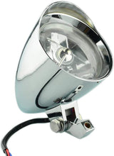 Load image into Gallery viewer, 6&quot; Chrome billet alloy bullet headlight For Harley Sportster Chopper Bobber
