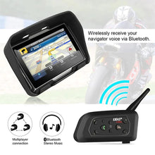 Load image into Gallery viewer, EJEAS V6 Pro 1200m Motorcycle Bluetooth Helmet Intercom CSR 2.4GHz FM 6 Riders
