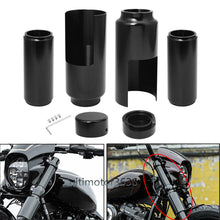 Load image into Gallery viewer, Fork Cover Set Black For Harley-Davidson Softail Breakout Fxbr Fxbrs M8 2018-21
