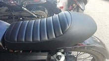 Load image into Gallery viewer, Motorcycle Cafe Racer Flat Seat Hump Saddle for Yamaha Honda xy
