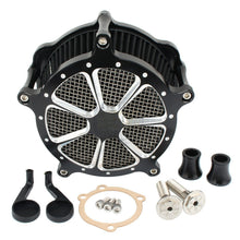 Load image into Gallery viewer, Motor Turbine Spike Air Intake Filter Cleaner For 2008-16 Harley Road Glide FLTR
