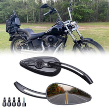 Load image into Gallery viewer, Pair Rearview Mirrors For Harley Sportster XL883 1200 Motorcycle
