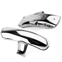 Load image into Gallery viewer, 2×Universal Motorcycle Retro Front &amp; Rear Fender Mud Guard Metal Mudguard Cover
