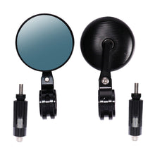 Load image into Gallery viewer, 2PCS CNC Aluminium Motorcycle Bar End Rearview Mirrors 7/8 22mm
